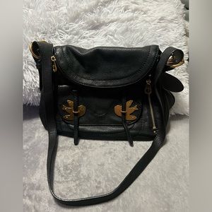 Marc By Marc Jacobs Women's Black Petal To The Metal Natasha Bird Leather